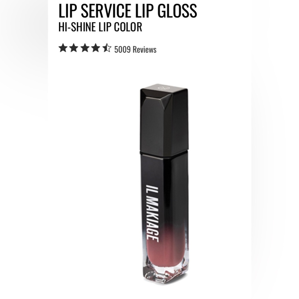 IL MAKIAGE LIP SERVICE LIP GLOSS HI-SHINE LIP COLOUR in PDA 574
